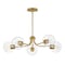 Maxim Lighting Knox 5-Light Globe Chandelier, Natural Aged Brass 21635CLNAB - alternate 1